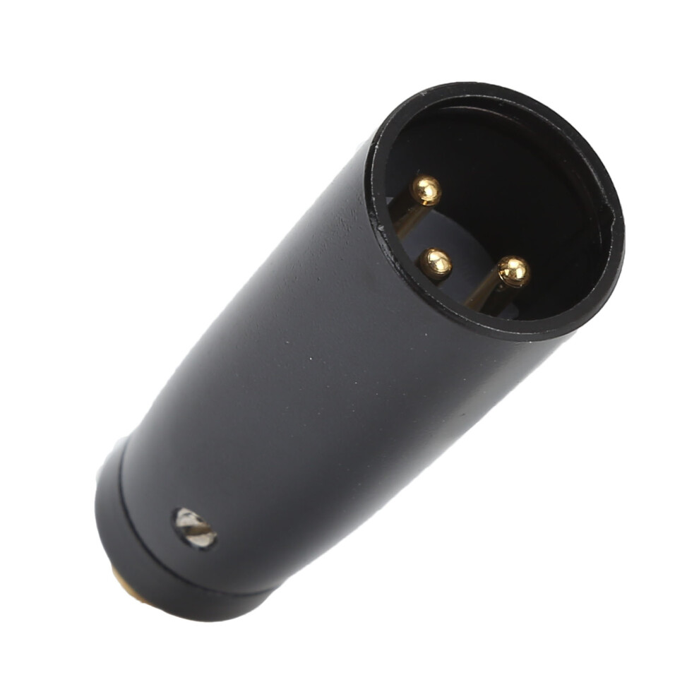Rca Female To Xlr Male Adapter Â Plated Zinc Alloy, Gold/Black 4681340575616