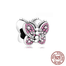 (SS1152) 2025 Grand display of cute pink - series beads, teddy bears, butterflies, "Mom" words, etc., full of girlish charm