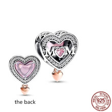 (SS1448) 2025 Grand display of cute pink - series beads, teddy bears, butterflies, "Mom" words, etc., full of girlish charm