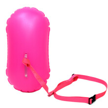 Durable PVC Swim Buoy Tow Float 48x29cm with Adjustable Waist Belt