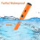 (78)1mor Metaaldetector Pinpointer, Professionele waterdichte draagbare pinpointer, Zoek schat 4