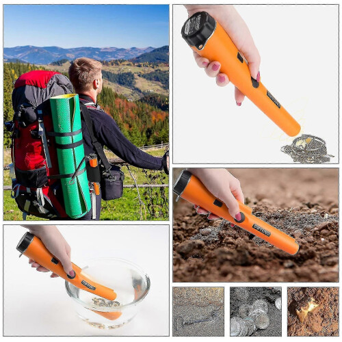 (78)1mor Metaaldetector Pinpointer, Professionele waterdichte draagbare pinpointer, Zoek schat 2
