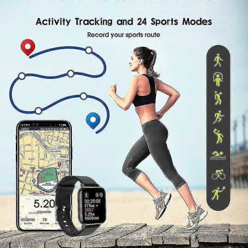 (174) Waterdicht smartwatch met Bluetooth-touchscreen en slaapbewaking 2