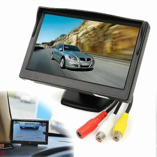 Moniteur LCD TFT HD de 310,5 pouces (800 x 480 pixels) avec double support de fixation pour caméra de 1