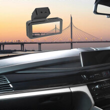(337) Dashcam voor auto's, nachtzicht dashcam voor en achter, 3,4 inch IPS-scherm, 1080p HD DVR-auto