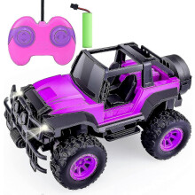 (568)Auto telecomandata per ragazze-auto giocattolo rc, scala 1:18, viola