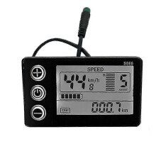 (652) Elcykeldisplay LCD-display S866 kontrollpanel instrumentpanel-subaoe