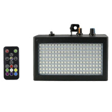 (691) 180 LEDs Stroboskoplampa Bärbar 35w RGB Fjärrkontroll Ljudkontroll Stroboskophastighet Justerba