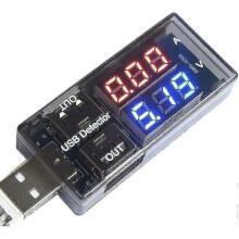 (736) USB-oplader, dokter, stroom- en spanningsdetector, USB-multimeter, tester, mobiele stroompaneelmonitor