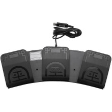 (859) Fs2020u1 Interruttore a pedale USB Tasto di controllo Pedale di azione personalizzato per tastiera