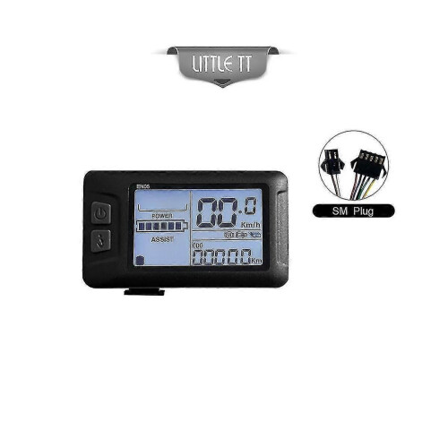 (880)Ebike Lcd-en05 Display Control 24/36/48v Speed Meter Speedometer Wired Plug Bicycle Accessories 2