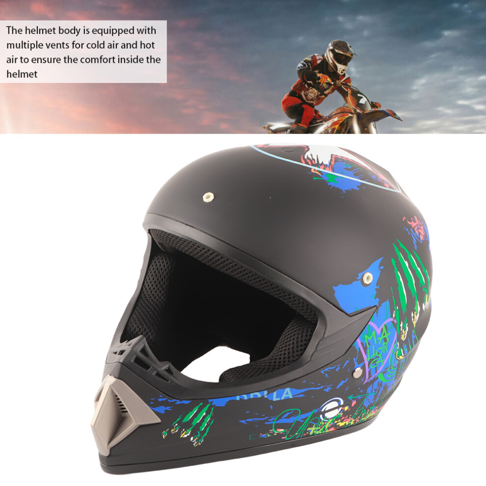 Premium Motocross Helmet with Goggles Gloves and Face Cover Included