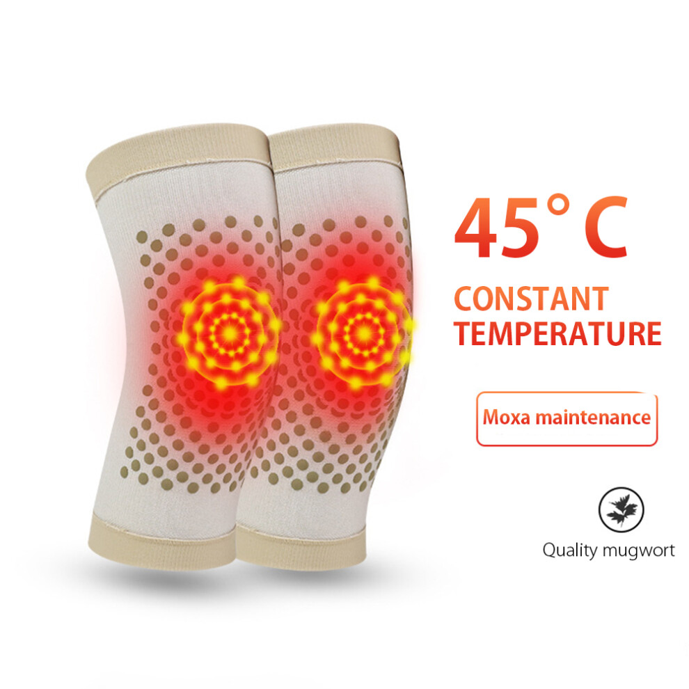 Black/Grey Wormwood Self-Heating Knee Braces For Pain Relief And Support