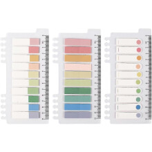 (993) Yubx Morandi Sticky Tabs Pagina Markers Kleurrijke Memo Sticky Notes Set Beschrijfbare Index Pagina