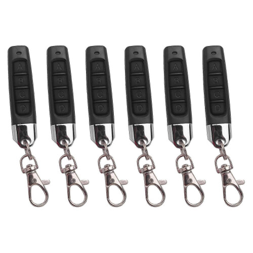 (1711)6x 433mhz Remote Control Garage Gate Door Opener Remote Control Duplicator Clone Cloning Code