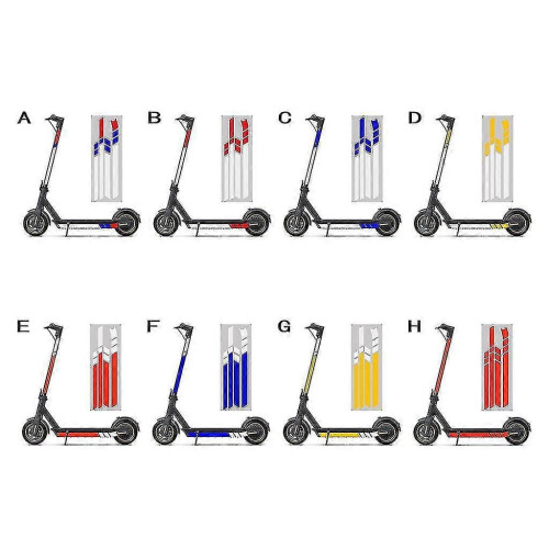 (1806)Waterproof Pvc Reflective Stickers For Ninebot Max G30 Kickscooter Reliable Practical Protective