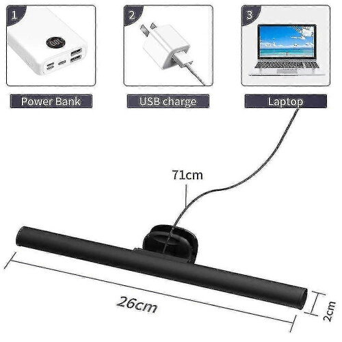 (1037) Laptopcomputermonitorlamp, schermlichtbalk, e-reading led-taaklamp 1