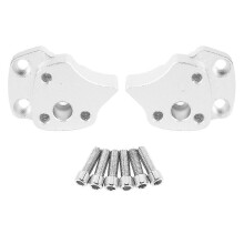 (1068) 25mm Styrhöjare För Fjr1300 Fjr 1300 2001-2005 Silver Styrhöjare Motorcykeltillbehör