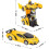 (1859) Voiture transformable télécommandée, robot RC rechargeable à rotation à 360 pour cascades et 2