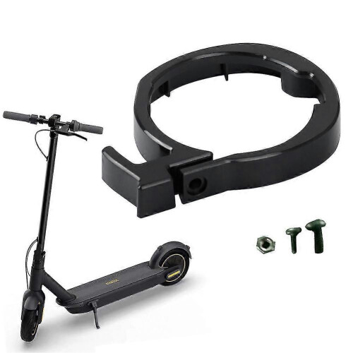 (1845)Round Lock Limit Ring + Limit Ring Base Kit For Ninebot Max G30 Electric Scooter Black Circle