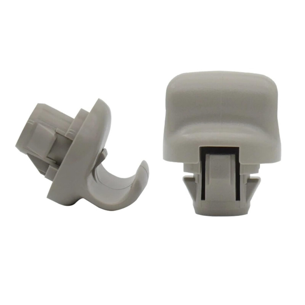 2X Sun Visor Clips For Nissan, Hook Holders For Qashqai & Dualis J10 2007-2013, Oe# 96409Bc402, Durable Plastic Fasteners 6276012430010