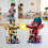 (2135) Coche robot transformable con control remoto, luces y deformación. Escala 1:18. Recargable. 4