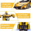 (2135) Coche robot transformable con control remoto, luces y deformación. Escala 1:18. Recargable. 5