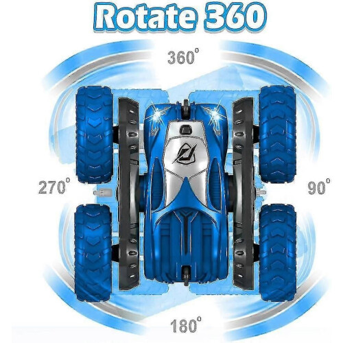 (2172) Voitures télécommandées pour enfants, pneus double face, transformable en voiture de course rapide, 1