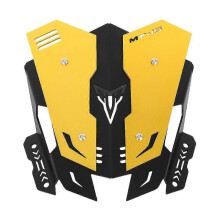 (1241) Kit pare-brise et déflecteurs pour moto MT15 (2018-2020), couleur or.