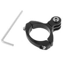 (1321) Motorcykelstyrklämma Hållare Cykel Sadelstolpsklämma Aluminiumfäste För GoPro Hero 5/4/3
