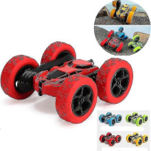 (2319) Auto telecomandata per bambini, auto acrobatica bifacciale con luce di ricarica rotante e ribaltabile