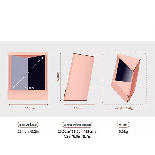 (2292)True Mirror Non Reversing, No Mirror Image Home Desktop Left And Right Does Not Reverse The Real 2