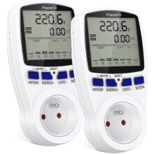(2289)2 Prise de compteur d'électricité avec affichage LCD et protection contre les surcharges