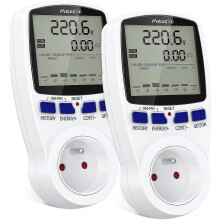 (2341)2 Prise de compteur d'électricité avec affichage LCD et protection contre les surcharges