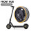 (1352) För Ninebot MAX G30 Framnav Hjulmontering Smart Elscooter Tillbehör 2