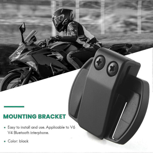 (1246)2 Pcs V6 V4 V2-500c Intercom Accessories,helmet Intercom Clip Mounting Bracket,motorcycle Bt Blueto 2