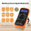 (2412) Digitale multimeter Voltmeter Batterijspanning Multitester AC DC Volt Ohm Amp Stroommeter Continuïteit 2