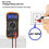 (2412) Digitale multimeter Voltmeter Batterijspanning Multitester AC DC Volt Ohm Amp Stroommeter Continuïteit 4