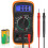 (2412) Digitale multimeter Voltmeter Batterijspanning Multitester AC DC Volt Ohm Amp Stroommeter Continuïteit 1