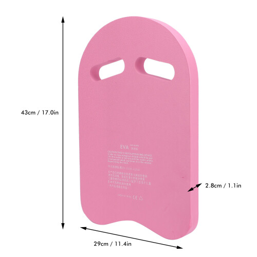 Kickboard EVA a forma U rosa 43x29x2.8 cm 250 g 2