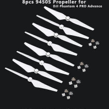 (131169) 4 par drönare propellerblad, 9450s propellerblad drönare quadcopter tillbehör för DJI Phantom