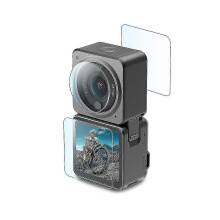 (131518) Karkaistusta lasista valmistettu kalvo 9h 2.5d LCD-näytön suojakalvo Dji Action 2 -kameran