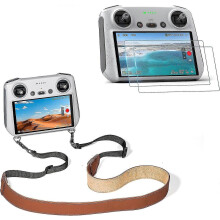 (131423) Mini 3/Mini 3 Pro tillbehörspaket, HD-härdat glas + rem för DJI Mini 3/Mini