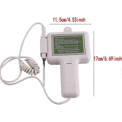 (132058) Waterkwaliteitstester PC-101 PH CL2 Draagbare digitale chloordetector met een 1