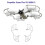 (131634) Propellerskydd för Mini 3 integrerade propellrar, skyddslock, skärmringar, drönare 1