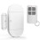 (132463) Allarme per porte e finestre, rilevatori wireless per porte e finestre con telecomando e batterie, 1