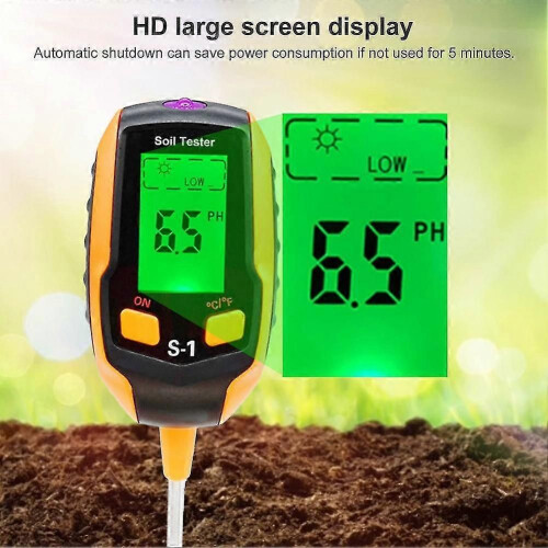 (132513) 5-in-1 bloempotbodemtester pH-detector Vocht/Licht/PH/Temperatuur 1