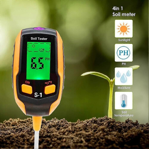 (132513) 5-in-1 bloempotbodemtester pH-detector Vocht/Licht/PH/Temperatuur 2