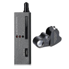 (132699) Diamanttester Sieraden Diamantdetector Edelsteen Diamanttester Pen 30x 60x Verlicht Sieradenoog