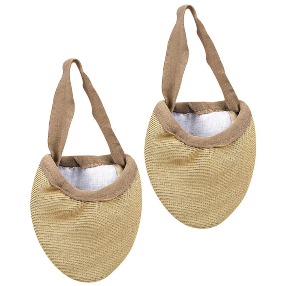 Invisible Midfoot Cushions for Women's Socks, Half Palm Design for Dance, Yoga, and Flat Heels, Size 17.5x9.5cm